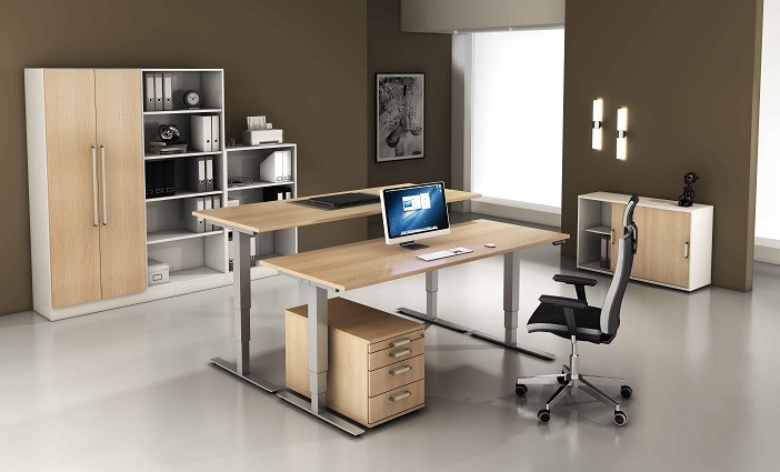 Elektrisch höhenverstellbare Schreibtische - die ergonomische Serie Xenion