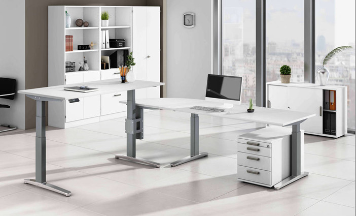 Elektrisch höhenverstellbare Schreibtische - die ergonomische Serie Xenion
