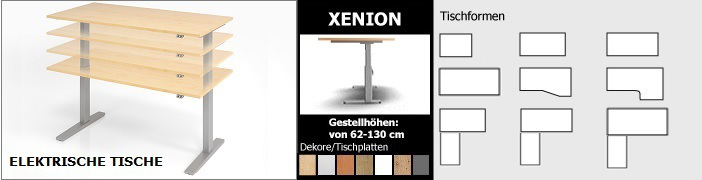 Elektrisch höhenverstellbare Schreibtische